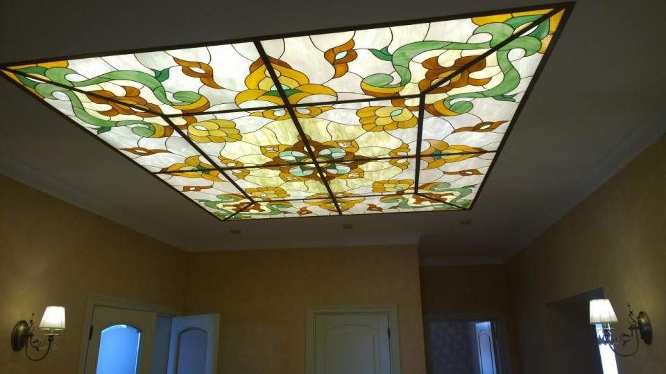 Заказать световой потолок с фотопечатью в г. Оха